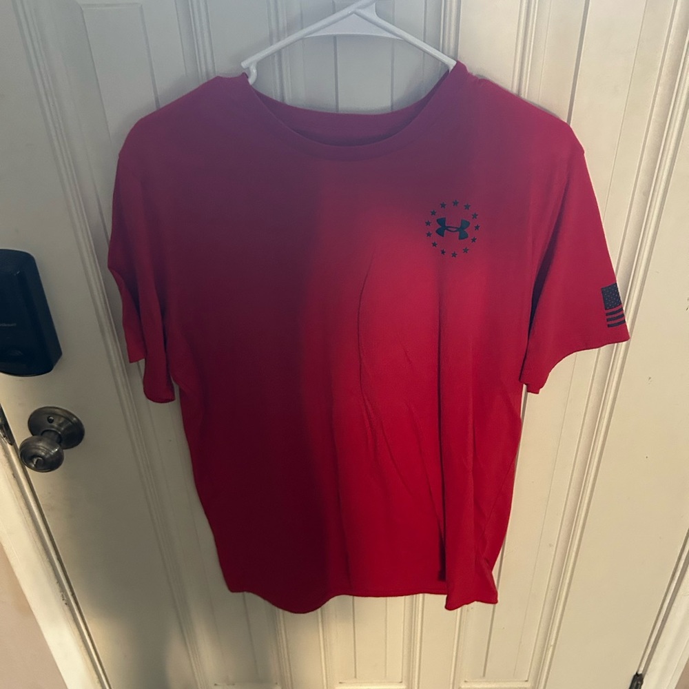 Under Armour Red T-Shirt with Logo